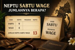 Neptu Sabtu Wage Jumlahnya Berapa Dan Makna Lengkapnya