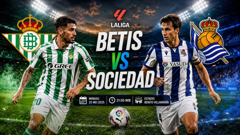 Pertandingan Betis vs Sociedad Jadi Sorotan Liga Spanyol