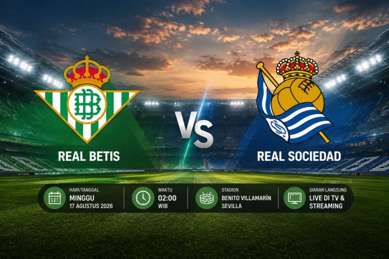 Jadwal Betis vs Sociedad Jadi Sorotan Laga Panas La Liga