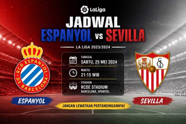 Jadwal Espanyol vs Sevilla Jadi Sorotan Laga La Liga