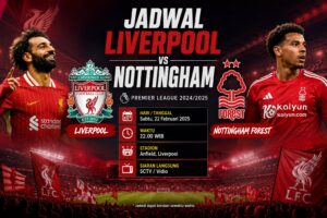 Jadwal Liverpool vs Nottingham Jadi Sorotan Liga Inggris