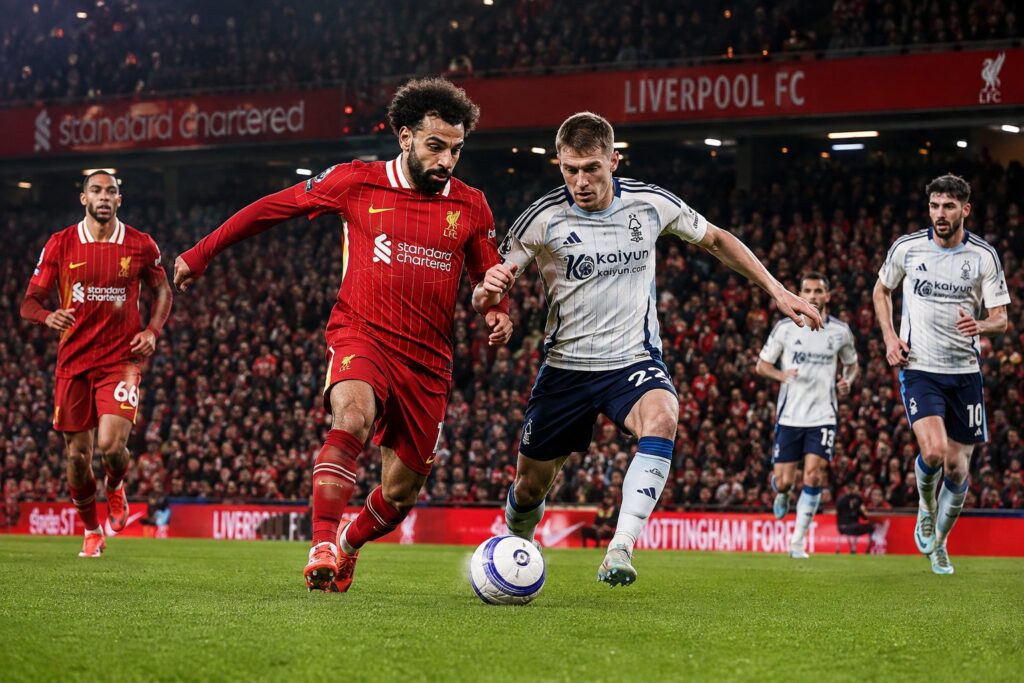 Pertandingan Liverpool vs Nottingham Jadi Sorotan Liga Inggris