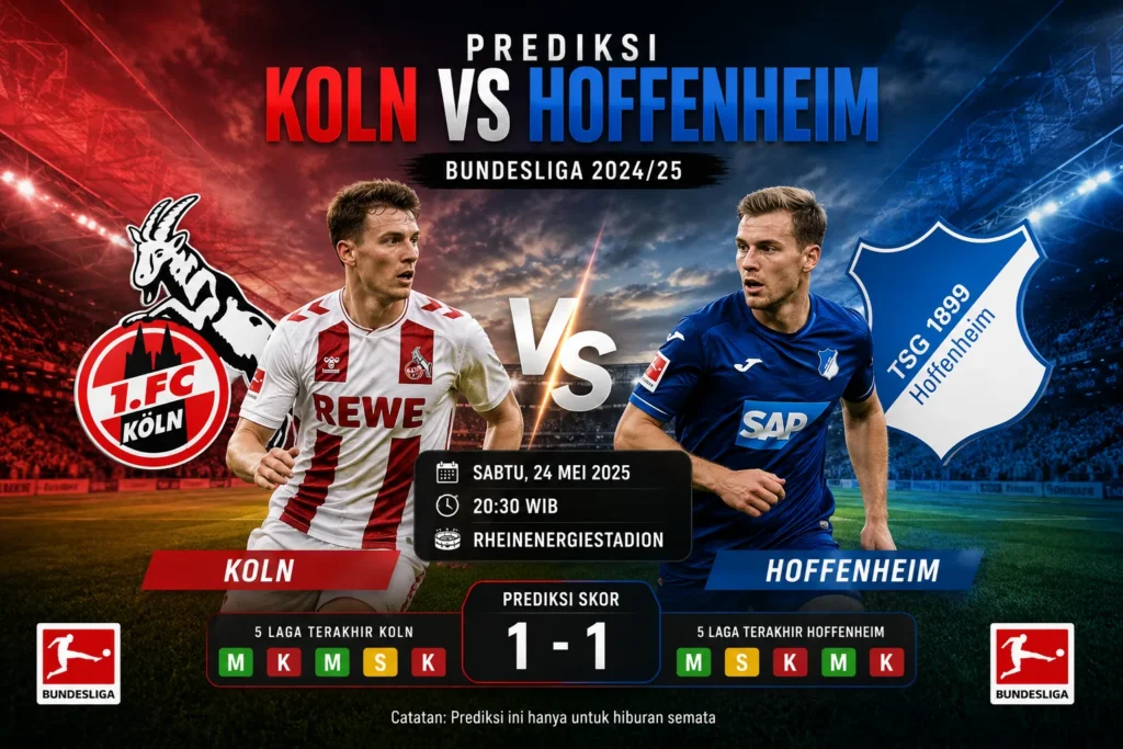 Prediksi Koln vs Hoffenheim Jadi Sorotan Bundesliga