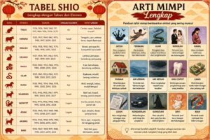 Tabel Shio Dan Arti Mimpi Lengkap 2026 Paling Dicari