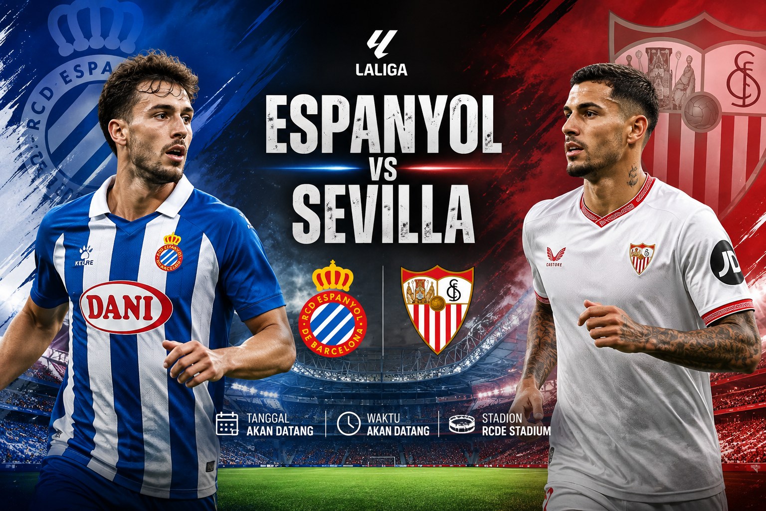 Pertandingan Espanyol vs Sevilla