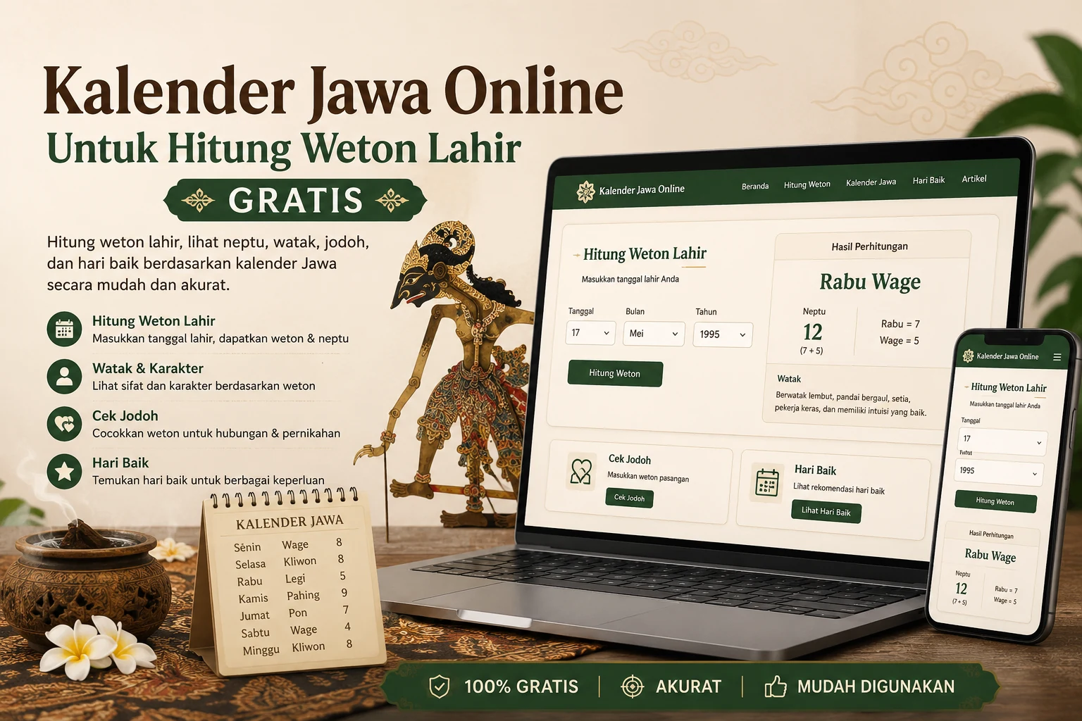 Kalender Jawa Online Weton
